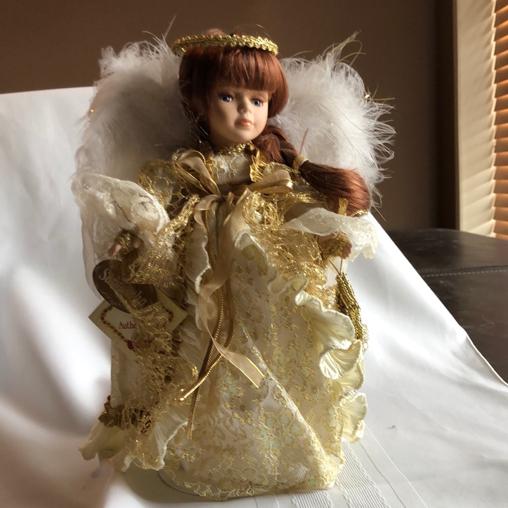 Collectors Choice "Samantha” Christmas Angel Porcelain Doll